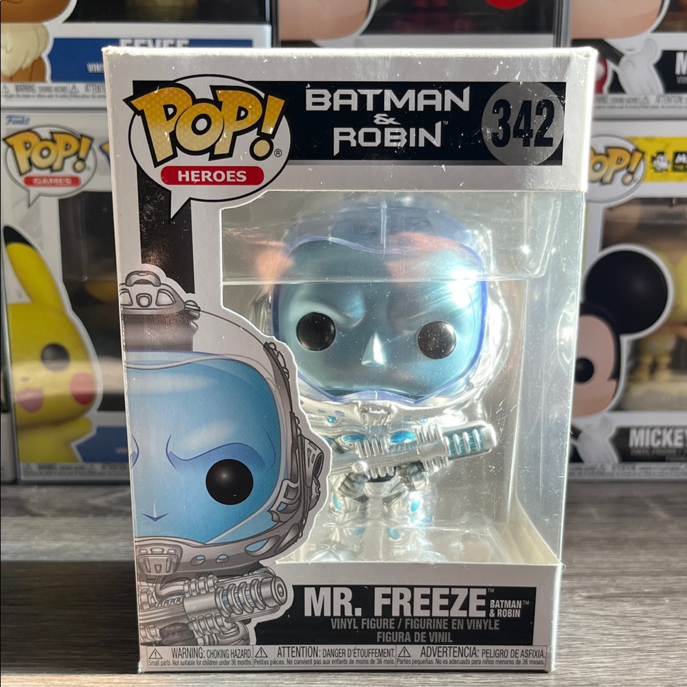 Funko Pop Metallic Blue and Silver Mr. Freeze